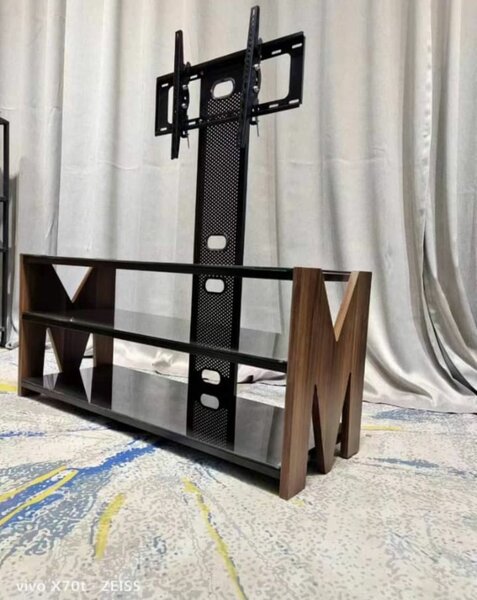 Table vitrée Centrale TV Pour Salon