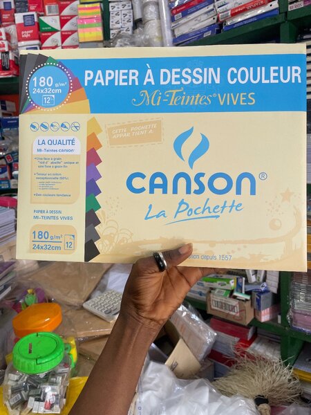 Papier à dessin couleur Canson