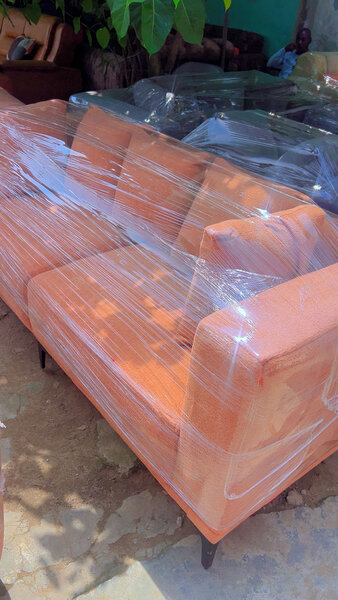 Canapé moderne orange