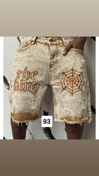 Shorts en jean pour hommes tendances