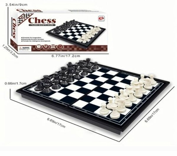 Chess Folding Magnetic Plastic Game