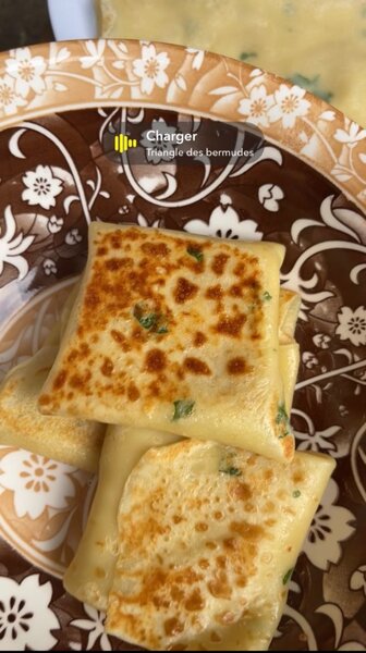 Crêpes salée fromage jambon