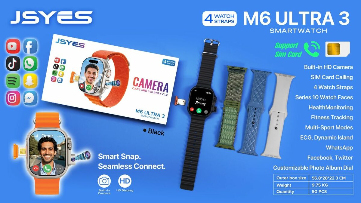 Montre connectée M6 Ultra 3