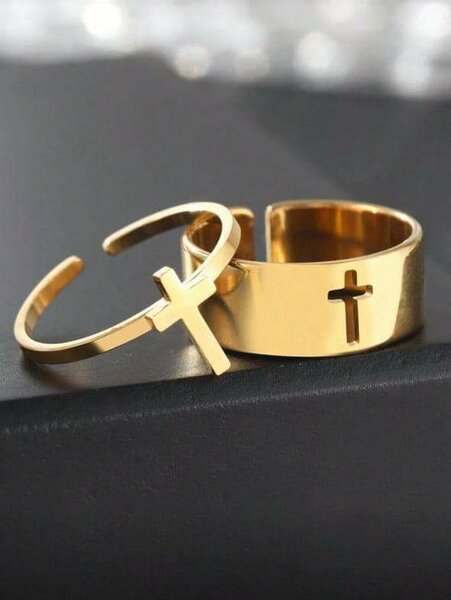 Anneau religieux en acier