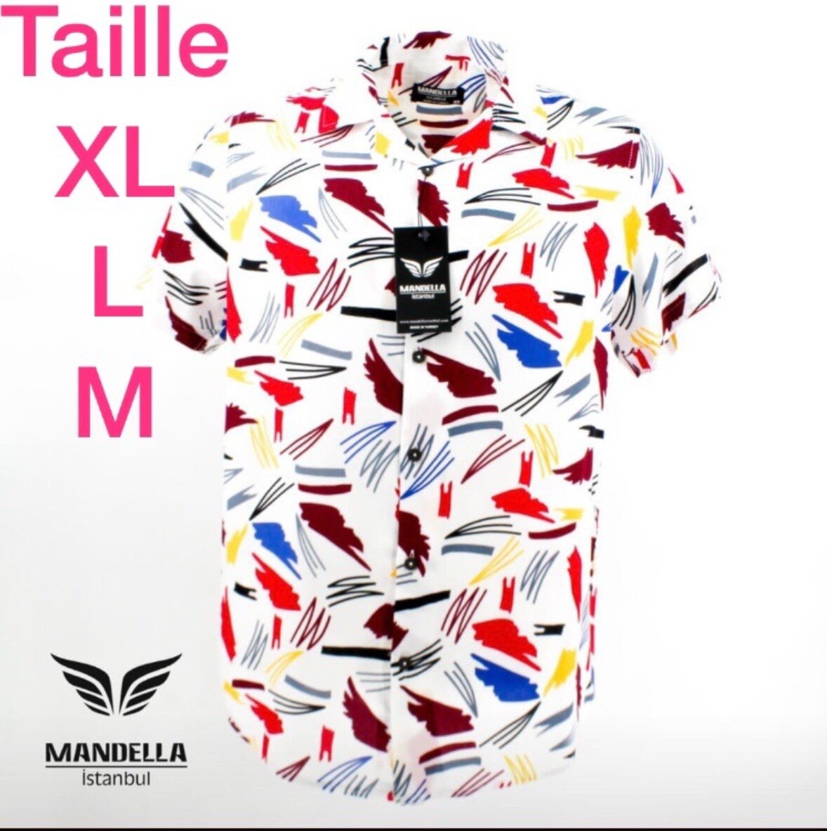 Chemise Mandella à motifs