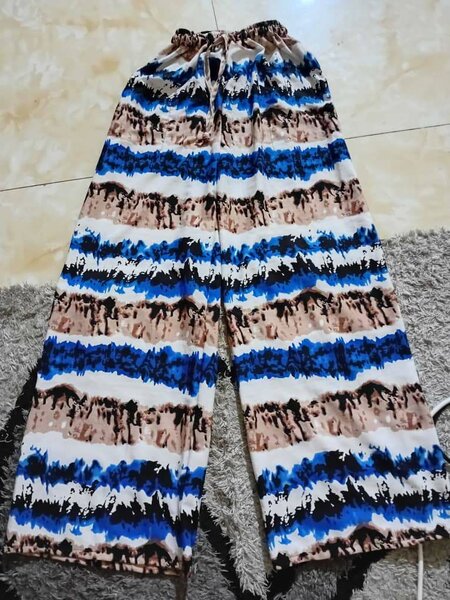 Pantalons larges imprimés bohèmes