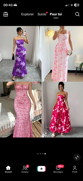 Robe Longue Élégante Femme