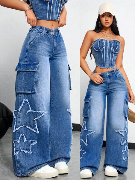 Baggy jeans and top