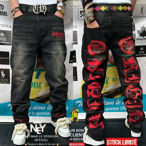 Jeans baggy streetwear homme