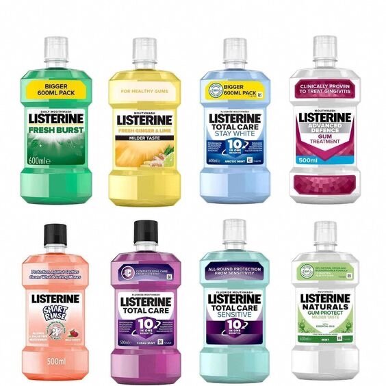 Listerine Bain de Bouche Assortiment