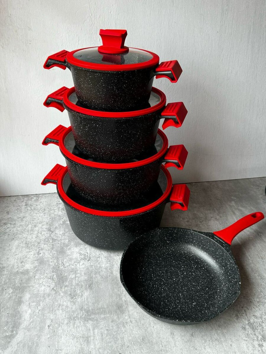 Elegant granite cooking utensi