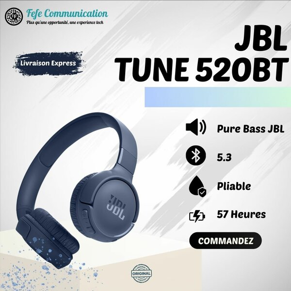 JBL Tune 520BT Casque San Fil