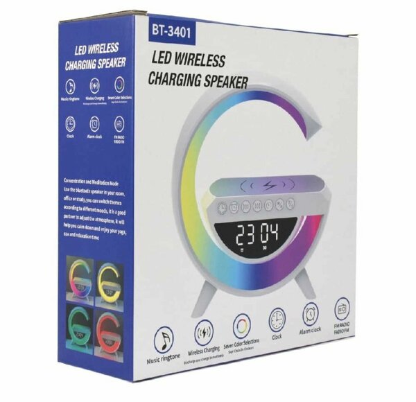 Haut-parleur Bluetooth LED avec chargeur