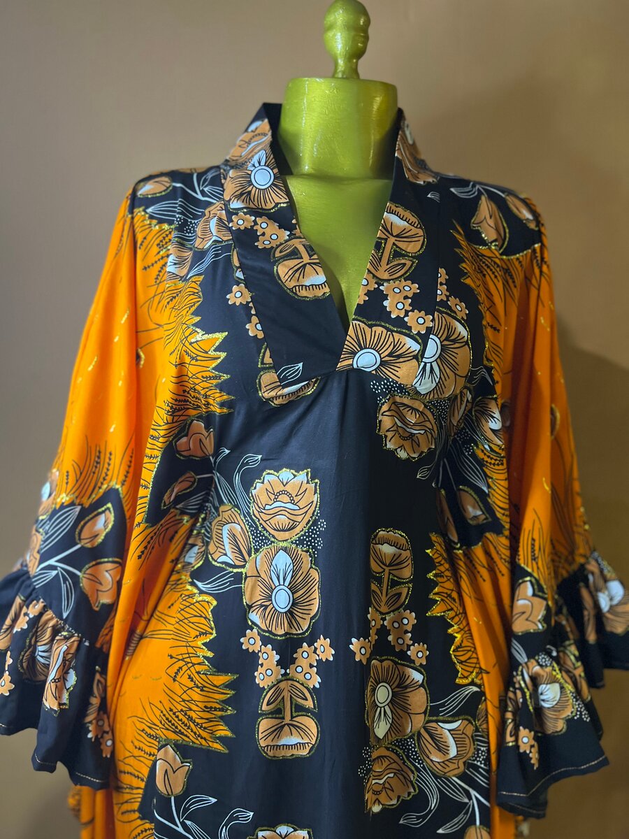 Robe à motifs floraux