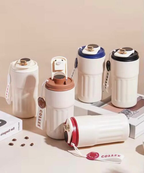 Tasses de voyage thermiques en acier inoxydable