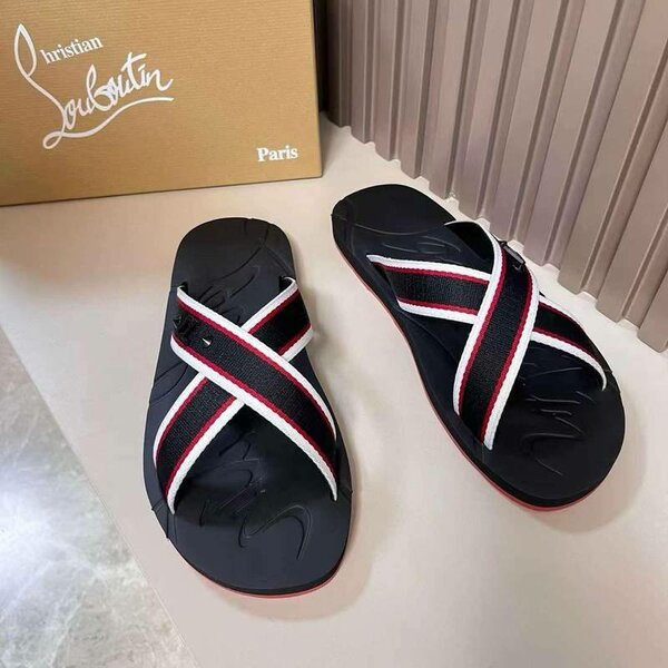 Men quality slippers