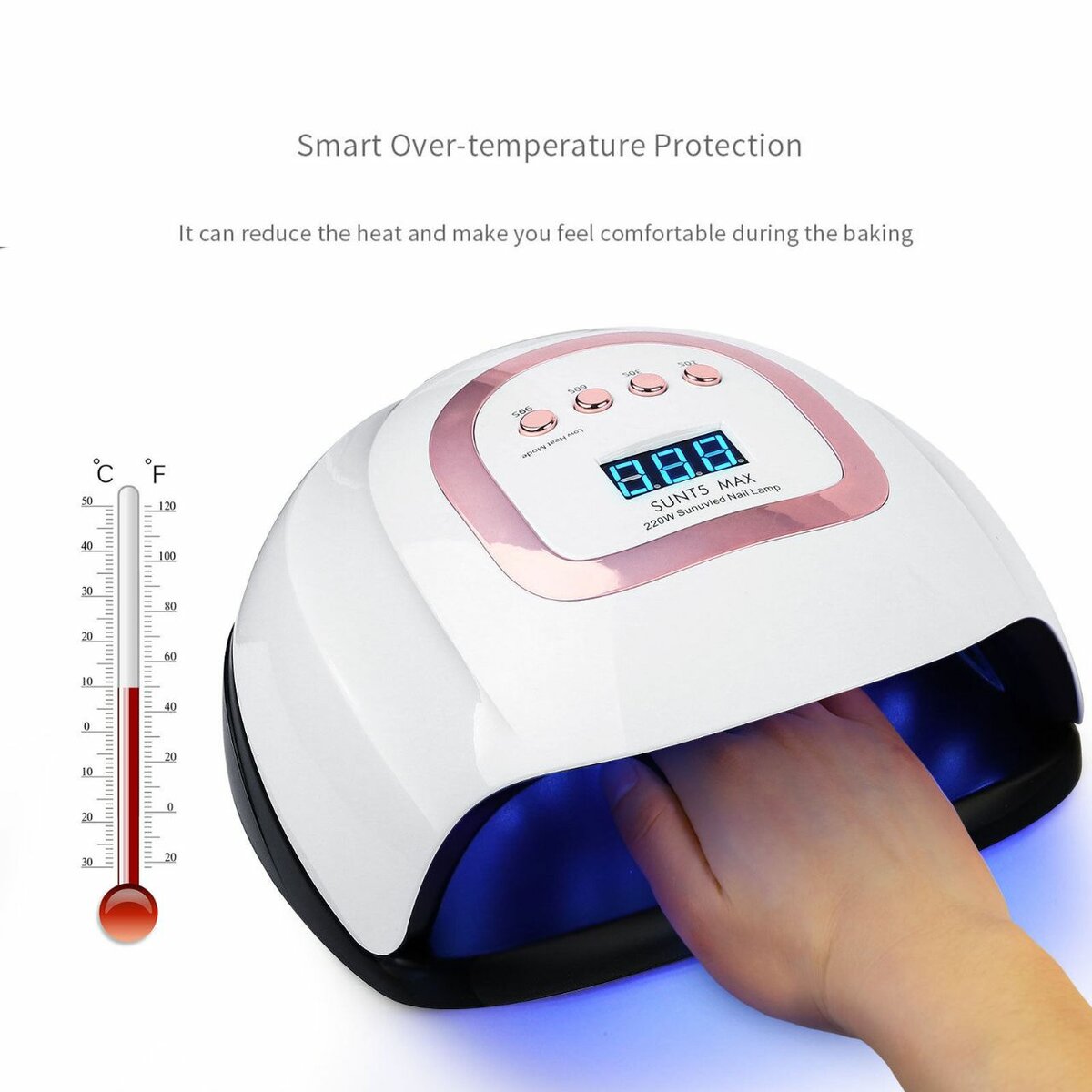 Lampe UV LED pour ongles 72W