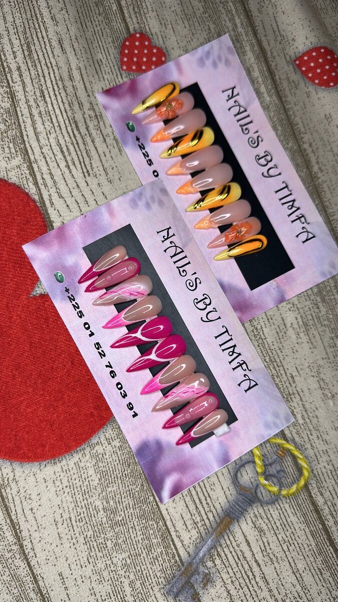 Ongles Press-Ons Fantaisie