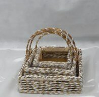 Beautiful Gift Basket ( Set off 3 Basket ) 6 , 8, 10 inches Basket