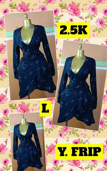 Robe croisée élégante