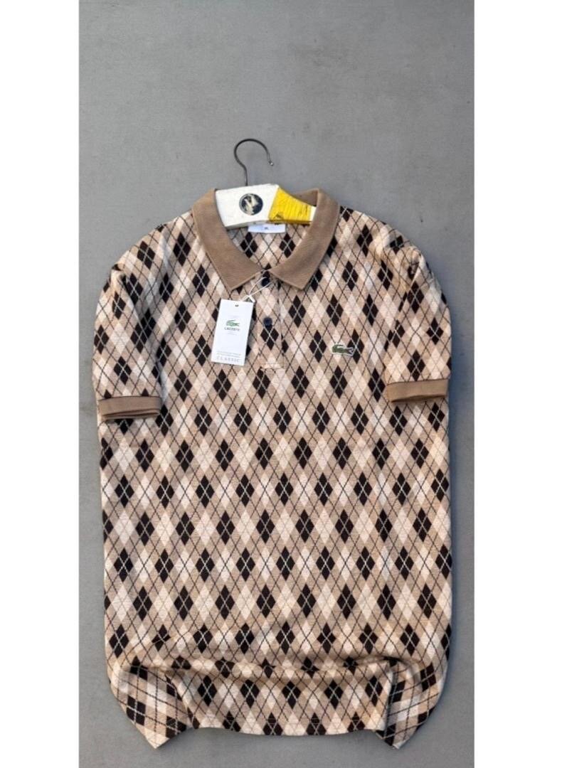 Polo-shirt en losange élégant