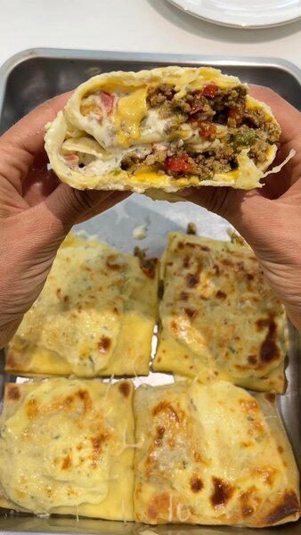 Croque à la viande fondue