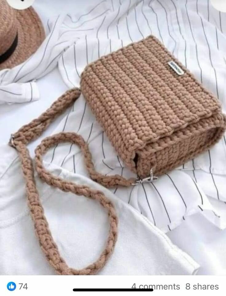 Handle crochet purses