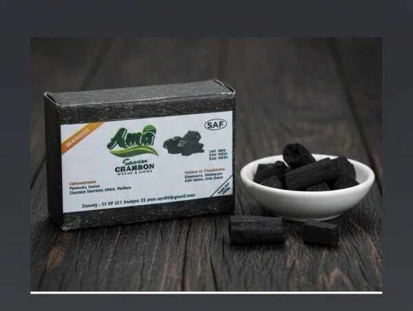 Savon au charbon actif naturel