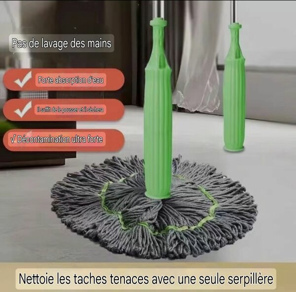 Balai à franges push-pull