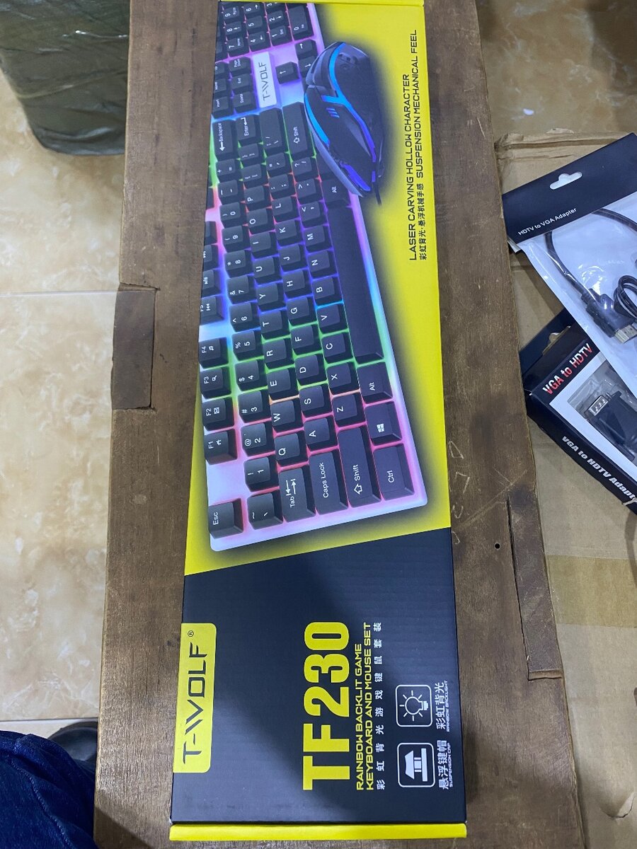 Keyboard and Mouse with RGB