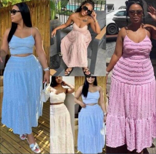 Robe longue d'été en dentelle