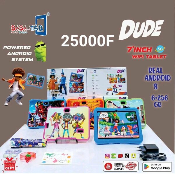 Tablette Bébé TAB 7" Android 8