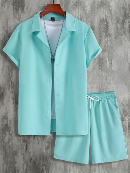 Ensemble chemise et short homme