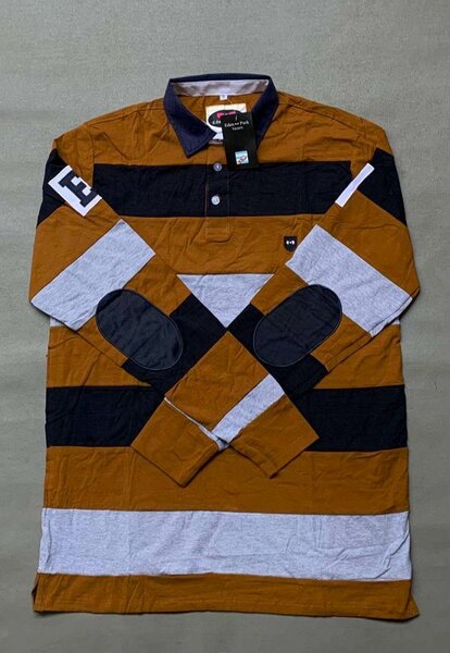 Polo rugby à rayures homme