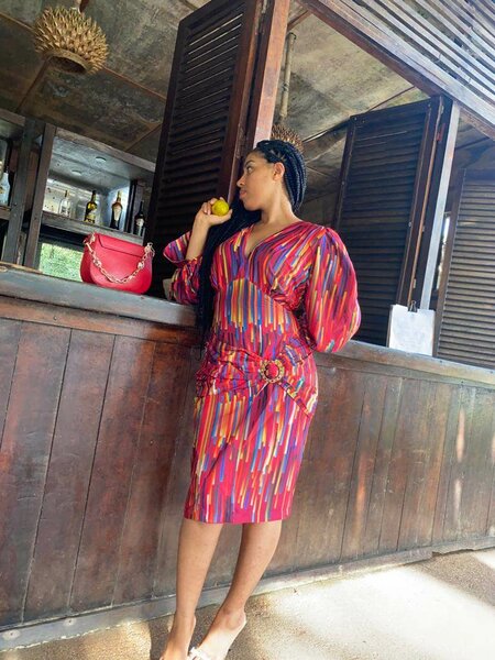 Robe Colorée Élégante