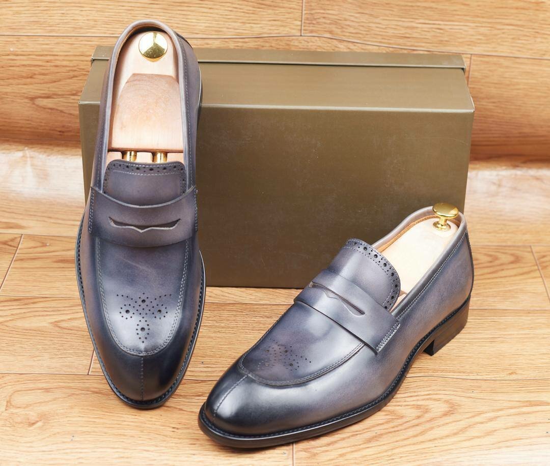 Mocassins en cuir élégants pour hommes