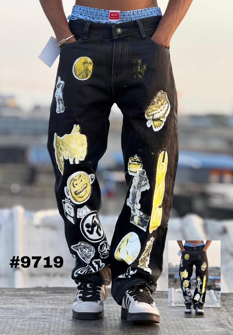 Jeans streetwear graffiti
