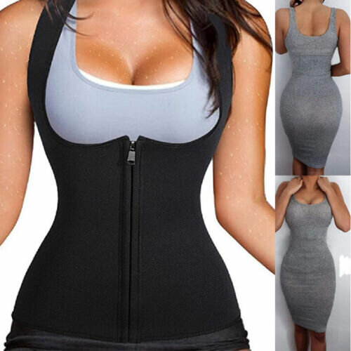 Neoprene Push Up Vest Sweat Waist Trainer Body Shaper Corset