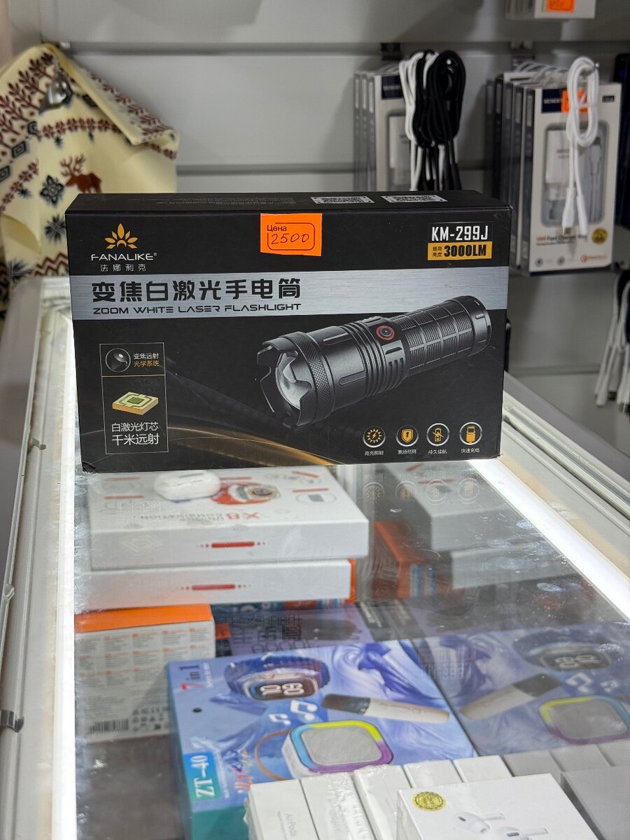 Фонарики с дальностью 1 км