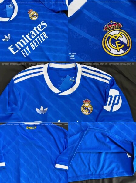 Maillot de Football Bleu Real