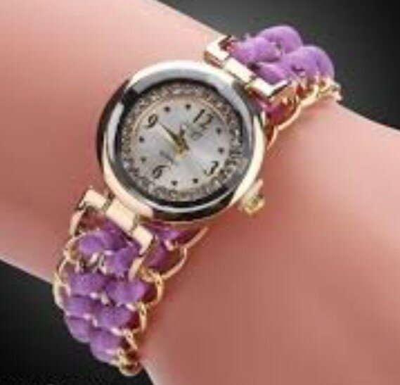 beautiful watches purple for girls 