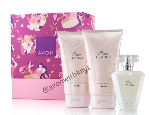 avon rare pearls  giftset