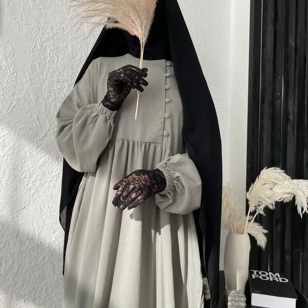 Широкое платье