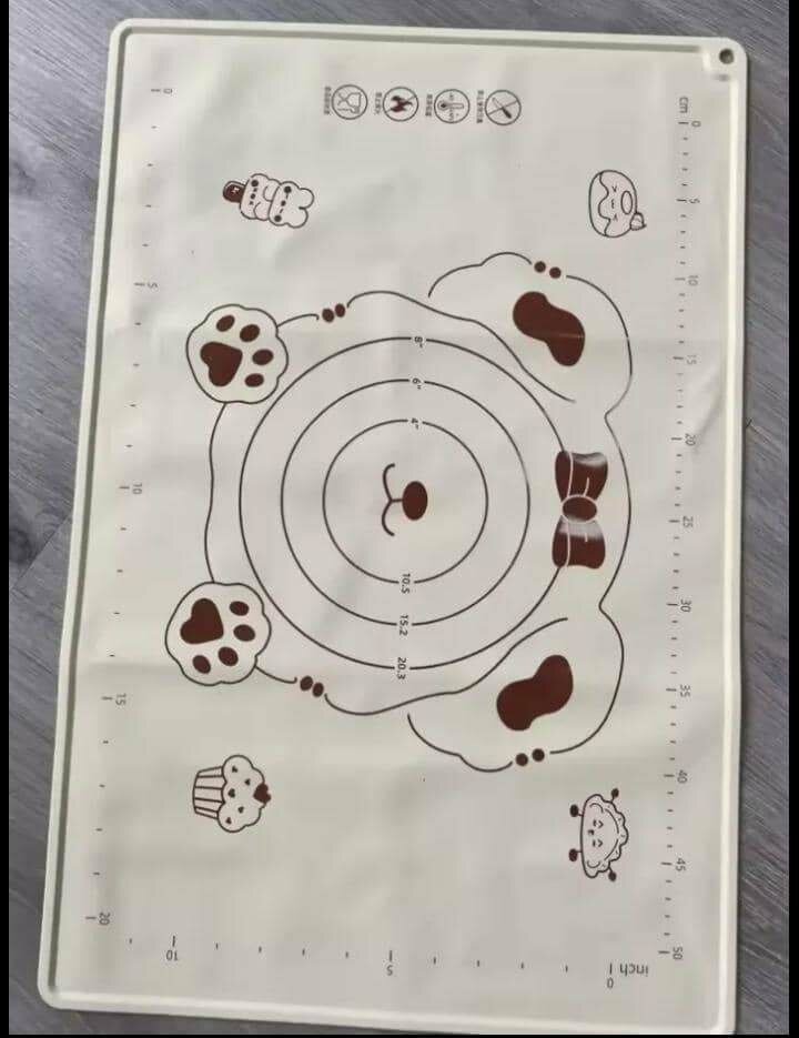 Tapis de cuisson en silicone antidérapant