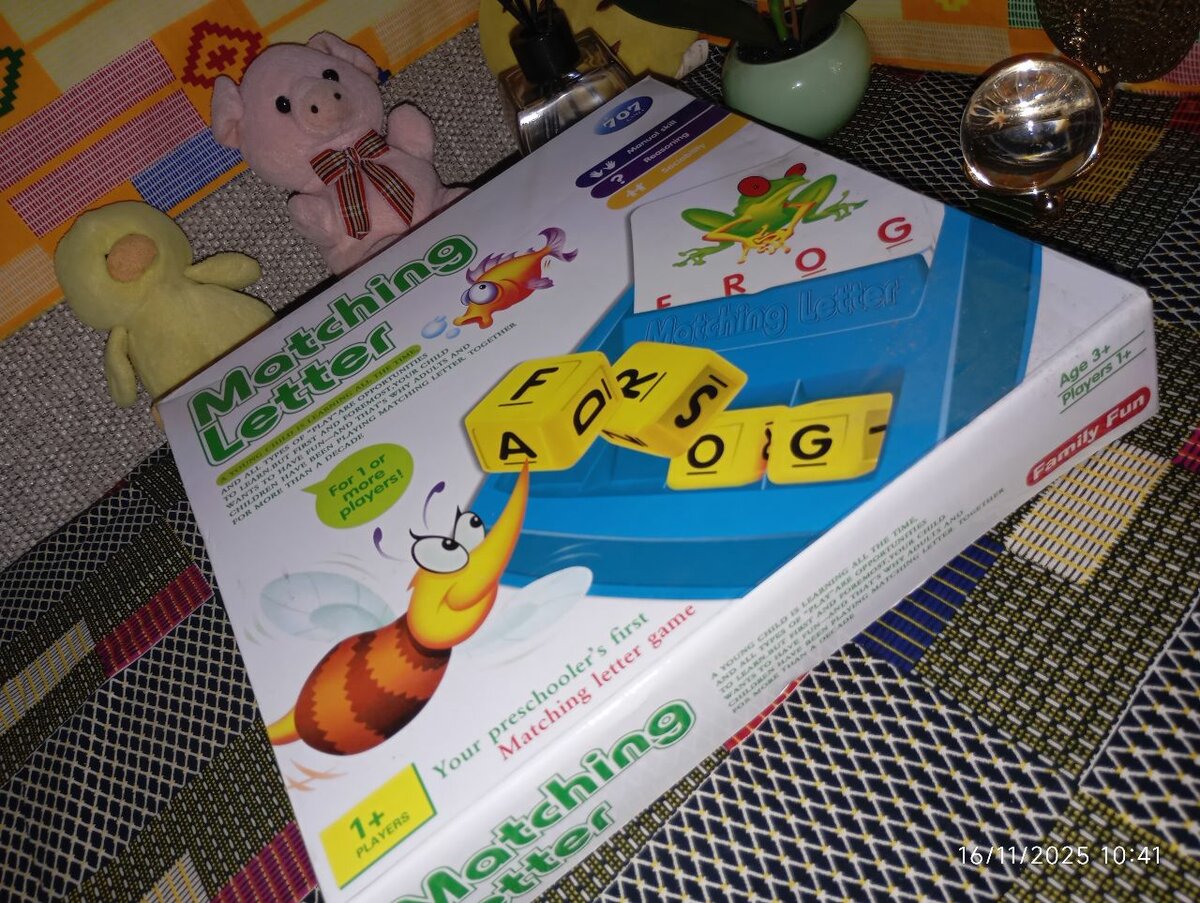 Jeu éducatif Lettres Assorties