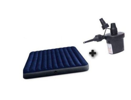 Matelas Gonflable 1 place+ pom