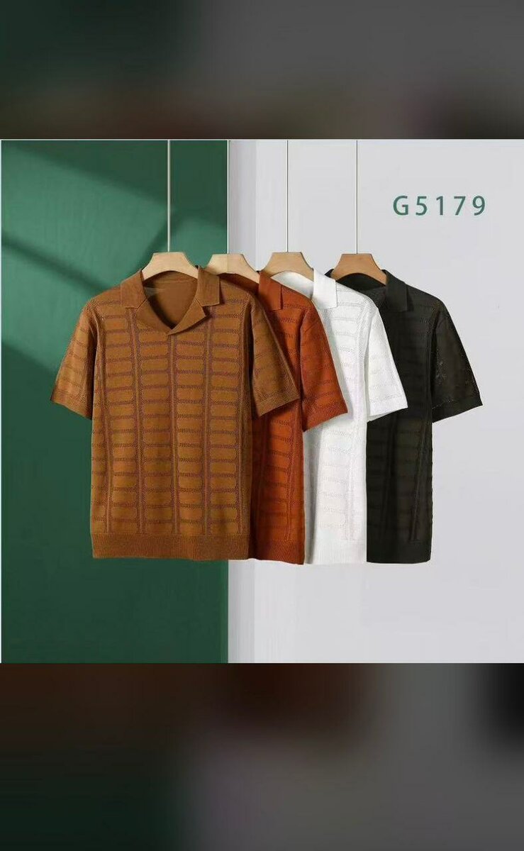 Polo homme rayé élégant