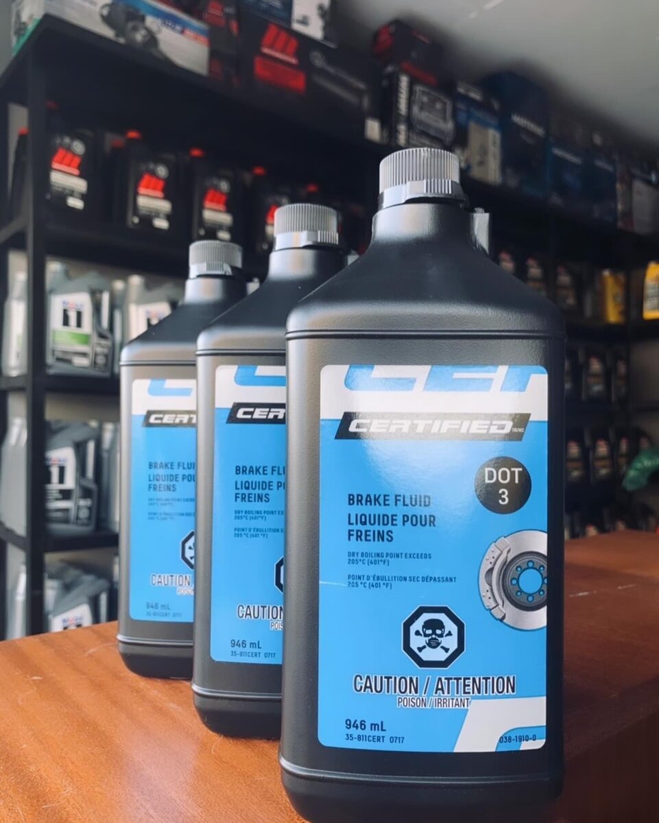 CERTIFIED ( BRAKE FLUID )  Dot3 (CANADA)