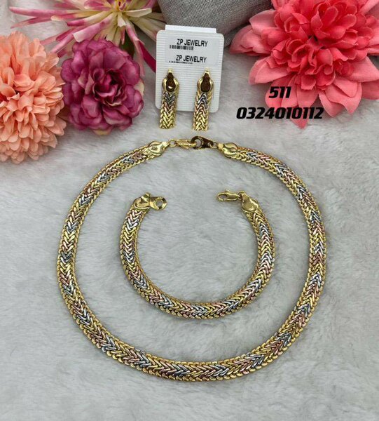 Elegant Gold Plated Jewelry Set