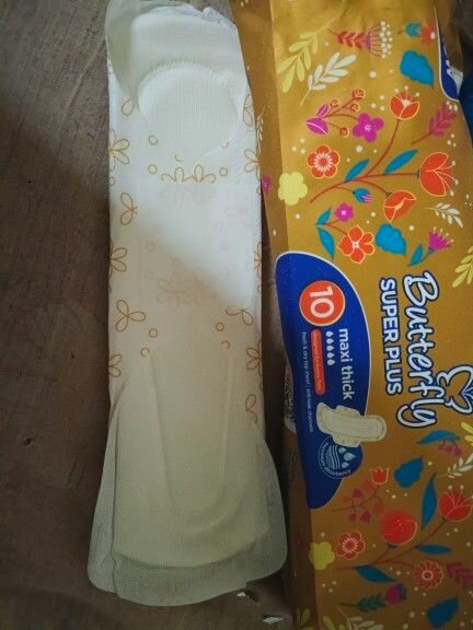 Butterfly sanitary pads